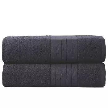 Набор полотенец Good morning Cindy (2 шт), антрацитовый