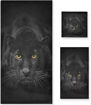 Набор полотенец GZHJMY 3D, черный