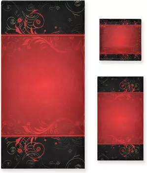 Набор полотенец GZHJMY, красный