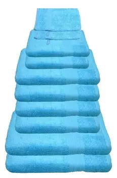 Набор полотенец Julie Julsen бирюзовый, набор: 2 шт. 4 руки. 2 гостя. 2 стирки.