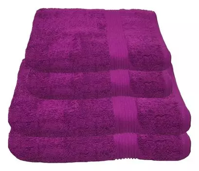 Набор полотенец Julie Julsen фиолетовый, комплект: 2 банных полотенца и 2 полотенца для рук.