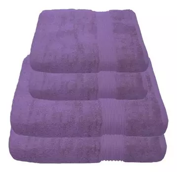 Набор полотенец Julie Julsen лавандовый, набор: 2 банных полотенца и 2 полотенца для рук., синий