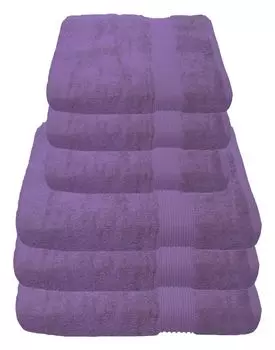 Набор полотенец Julie Julsen лавандовый, набор: 6 шт. 3 банных полотенца 3 полотенца для рук., синий