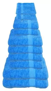 Набор полотенец Julie Julsen небесно-голубой, набор: 10 шт. 4 руки. 2 гостя. 2 стирки.