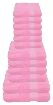 Набор полотенец Julie Julsen нежно-розовый, набор: 2 банных полотенца, 4 полотенца для рук, 6 гостевых полотенец.