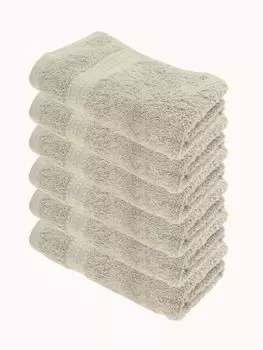 Набор полотенец Julie Julsen ORGANIC 6 шт. 50x100 серебро