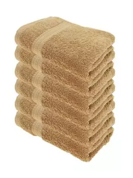 Набор полотенец Julie Julsen ORGANIC 6 шт. 50x100 пастельно-коричневый, бежевый