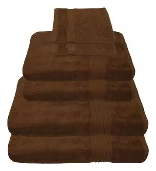 Набор полотенец Julie Julsen, шоколадно-коричневый