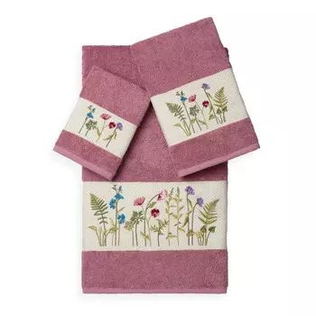 Набор полотенец Linum Home Textiles, красно-розовый