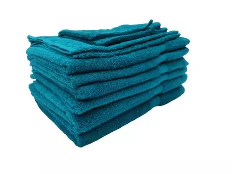 Набор полотенец Merkanta бензин и антрацит | 10 штук | 2 гостевых полотенца 4 полотенца для рук 2 полотенца для душа 2 мочалки | 100% хлопок / Несколько цветовых вариаций. Mskaan, бирюзовый