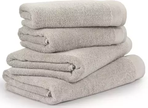 Набор полотенец Mve "POOLSIDE", (набор, 4 шт., 4x полотенца 50/100 см) (10 шт.), цвет cashmere