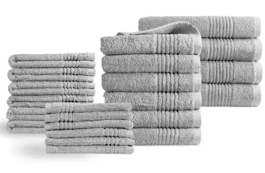 Набор полотенец Phlox Supreme (22 шт), 70x1x140 см, светло-серый
