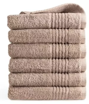 Набор полотенец Phlox Supreme (6 шт), 50x1x100 см, бежевый