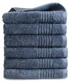 Набор полотенец Phlox Supreme (6 шт), 50x1x100 см, синий
