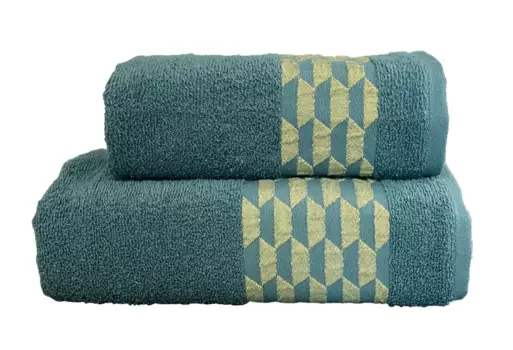 Набор полотенец Re Sole Adelaide, 55х105/40х60, сине-зеленый
