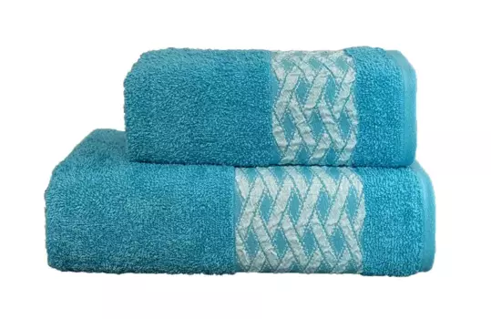 Набор полотенец Re Sole Asia, 55х105/40х60, бирюзовый