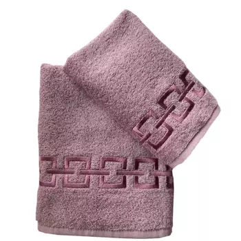 Набор полотенец Re Sole Chain, 55х105/40х60, сиренево-розовый