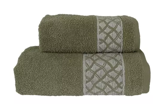 Набор полотенец Re Sole Lucrezia, 55x105/40х60, зеленый