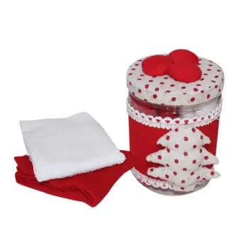 Набор полотенец Re Sole Tree Wash Jar, 2 шт, красный