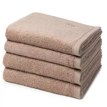 Набор полотенец Ross Vita 4 X Мягкий и впитывающий материал, приятный для кожи и простой в уходе, с вышивкой логотипа.