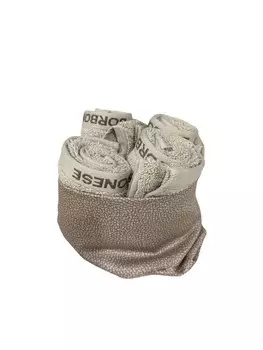 Набор полотенец с корзиной Borbonese Minimal Sponge, 3030 см, 4 шт, фундук