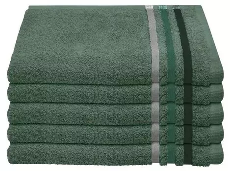 Набор полотенец Schiess шт Skyline Color 5-teilig, 30x1x50 см, темно-зеленый