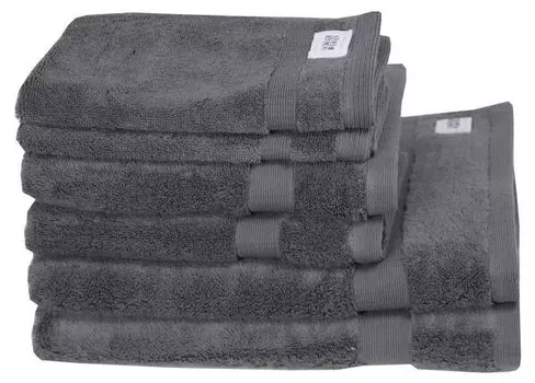 Набор полотенец Schner Wohnen Kollektion Cuddly (6 шт), 50x1x100 см, серый