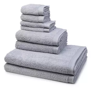 Набор полотенец superfuschel 8 шт Mve, светло-серый