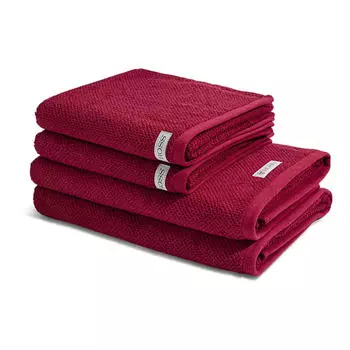 Набор полотенец TERRY SET Selection - органический хлопок 4 предмета Ross, красный