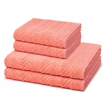 Набор полотенец TERRY SET Sensual Skin 4 предмета Ross, оранжевый