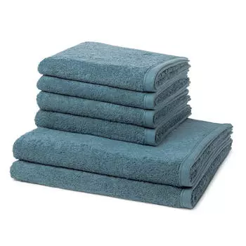 Набор полотенец TERRY SET Vita 6 шт Ross, темно-зеленый