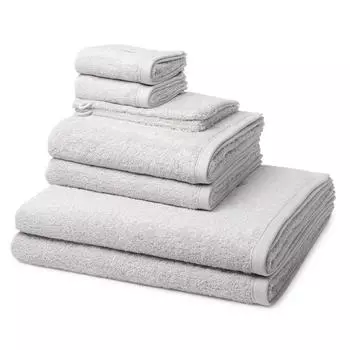 Набор полотенец TERRY SET Vita 8 шт Ross, светло-серый