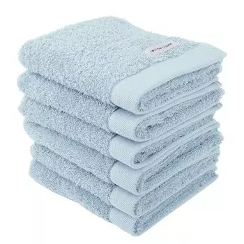 Набор полотенец Tom Tailor Tom Tailor 6 шт, 30x0,5x50 см цвет sky blue