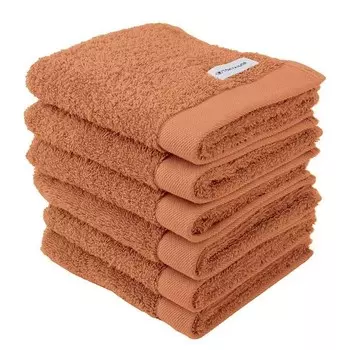 Набор полотенец Tom Tailor Tom Tailor 6 шт, 30x0,5x50 см цвет warm coral