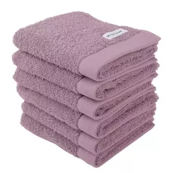 Набор полотенец Tom Tailor Tom Tailor 6 шт, 30x0,5x50 см цвет cozy mauve