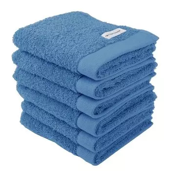 Набор полотенец Tom Tailor Tom Tailor 6 шт, 30x0,5x50 см цвет cool blue
