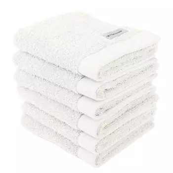 Набор полотенец Tom Tailor Tom Tailor 6 шт, 30x0,5x50 см цвет crisp white