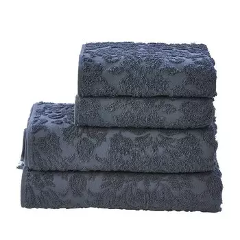 Набор полотенец twentyfour Prov Ornament I (4 шт), 70 см, темно-синий