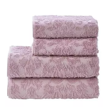 Набор полотенец twentyfour Prov Ornament II (4 шт), 50 см цвет lavendel