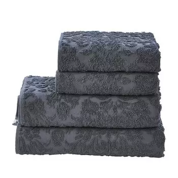 Набор полотенец twentyfour Prov Ornament II (4 шт), 50 см, темно-синий