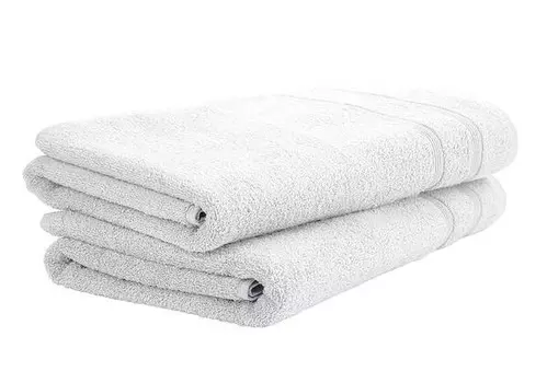 Набор полотенец Uncover by Schiesser Brooklyn 2-teilig, 70x1x140 см, белый