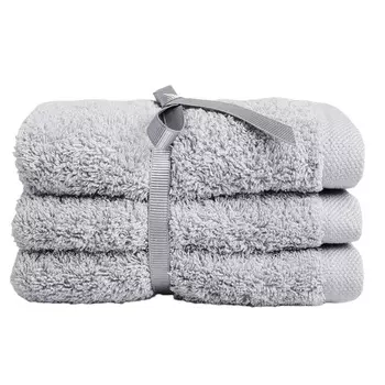 Набор полотенец Zara Home High Quality Cotton, 3 предмета, серо-голубой
