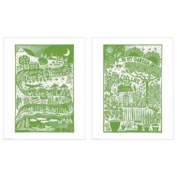 Набор постеров Ikea Bild Life Is Beautiful, 40х50 см, 2 шт