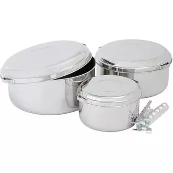 Набор посуды Alpine 4 из нержавеющей стали MSR, цвет One Color