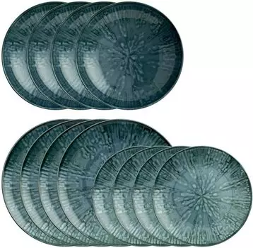 Набор посуды Arthur Krupp Fusion Blue, 12 предметов, синий