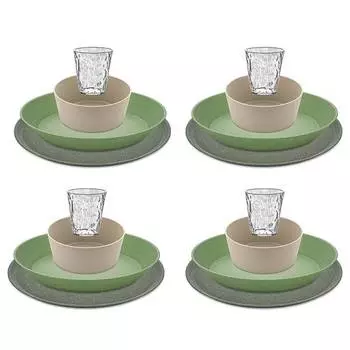 Набор посуды bergen (16 предметов) Koziol, мультколор