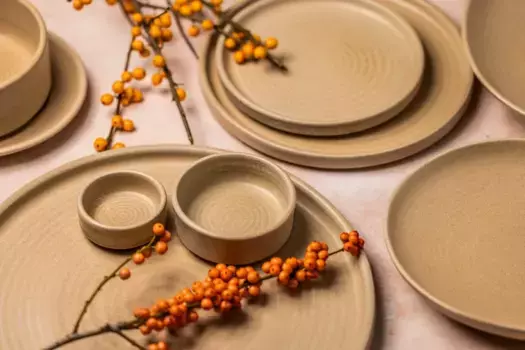 Набор посуды Bonna, бежевый