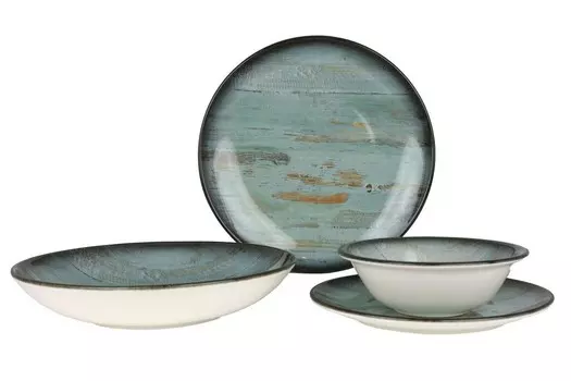 Набор посуды Bonna - Мадера - 24 предмета - 6 персон - фарфор