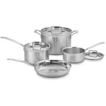 Набор посуды Cuisinart MCP-7N MultiClad Pro, 7 предметов