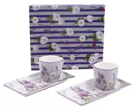 Набор посуды HOME ELEMENTS, фиолетовый